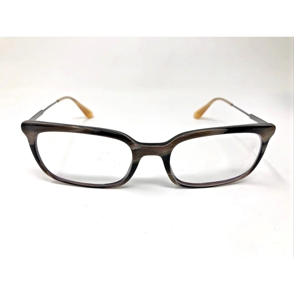 NWT Prada PR16UV Brown Square 53mm Eyeglasses